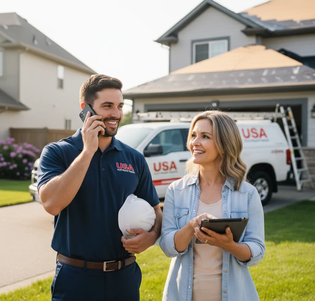 USA Roof Repair Experts customer support in Hernandez